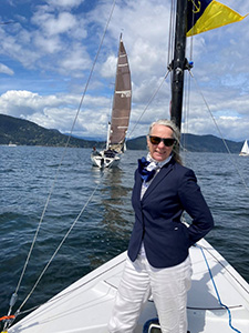 BCRPA CEO credits fitness for her ability to pursue sailing into her retirement.